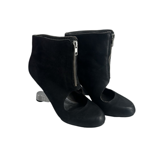 United Nude bootie Eamz Parka in black cut out futuristic art to wear sz 8.5 - Picture 6 of 14